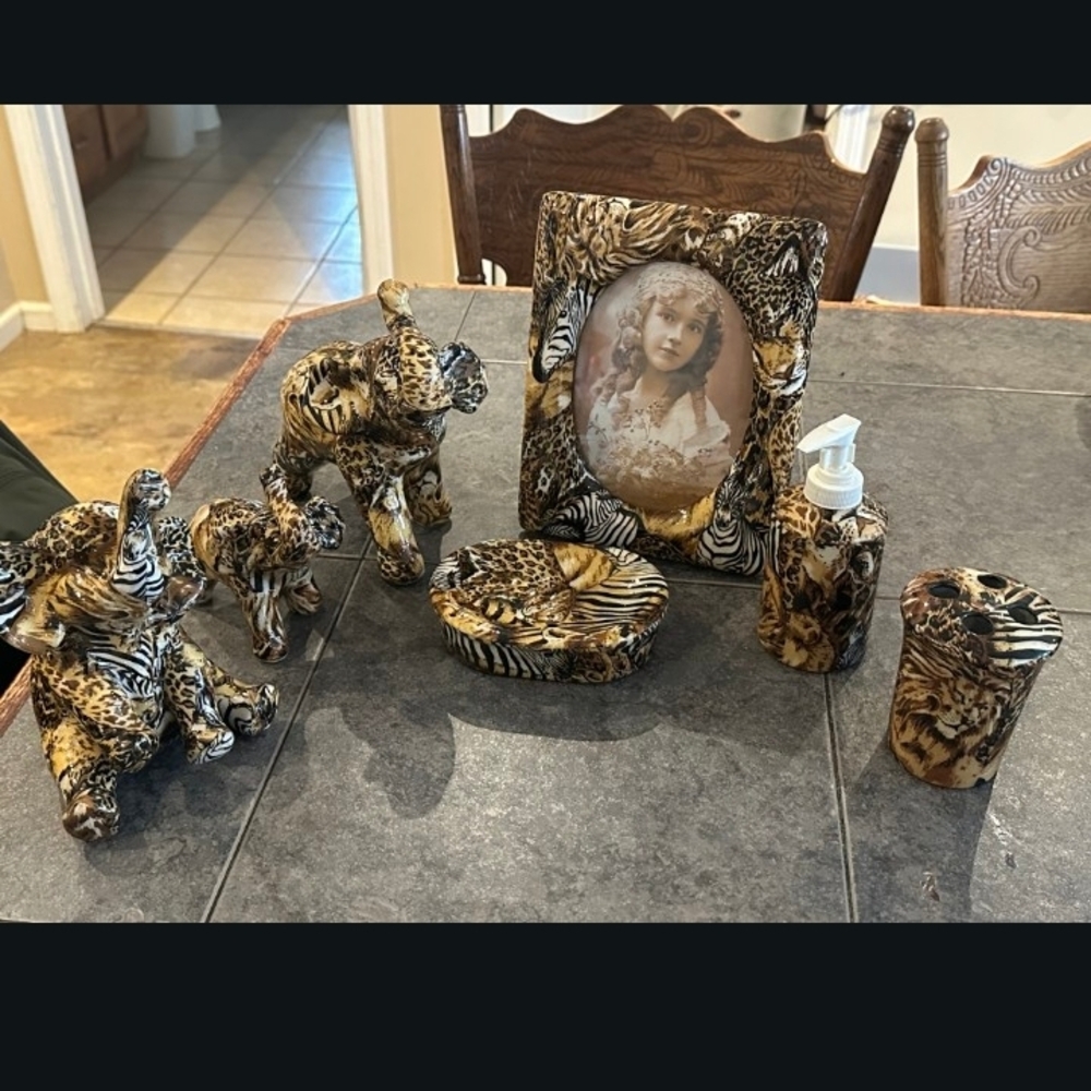 Animal Print Home Accent Set